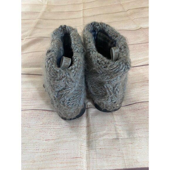 Muk Luks Women's Grey Soft Warm Slipper Booties - 8 - Picture 4 of 13